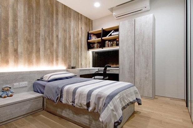 Contemporary Bedroom by KNQ Associates