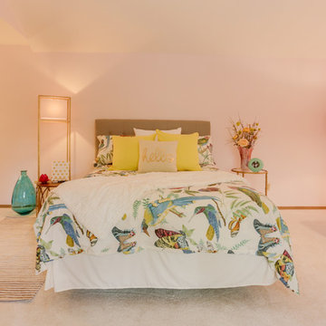 Pastel Pink Guest Room