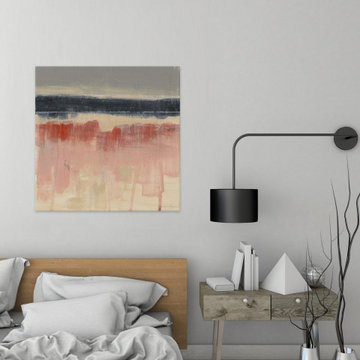 "Paynes Horizon V" Painting Print on Wrapped Canvas