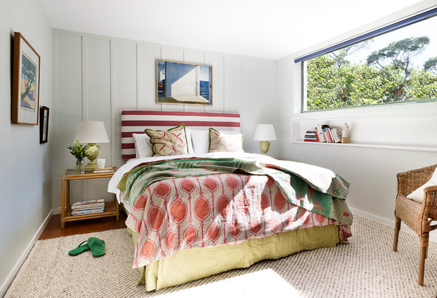 Beach Style Bedroom by Brett Mickan Interior Design