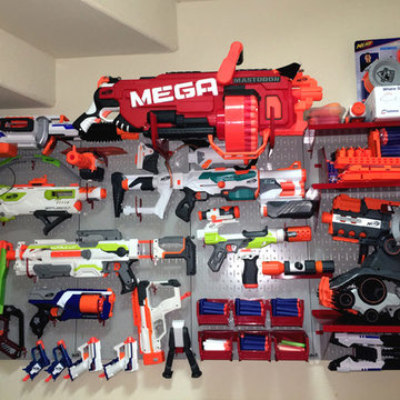 Pegboard for Nerf Guns - Wall Control Nerf Gun Pegboard Wall Organizers