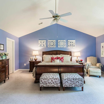 Periwinkle Blue Master Bedroom Retreat