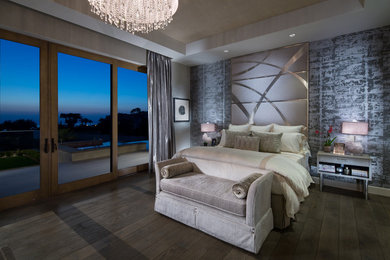 Example of a trendy bedroom design in Orange County