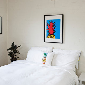 Pineapple Pop Blue and Pineapple framed prints and Pineapple cushion