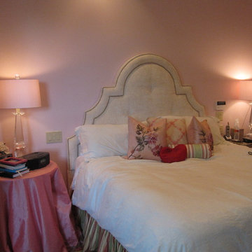 Pink and Brown Bedroom