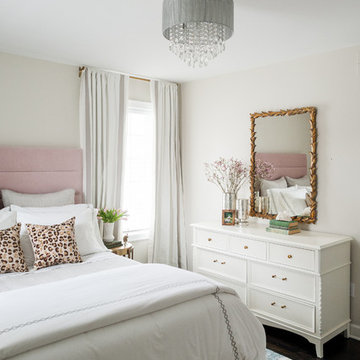 Pink and Gray Bedroom