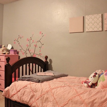 Pink & Gray Bedroom