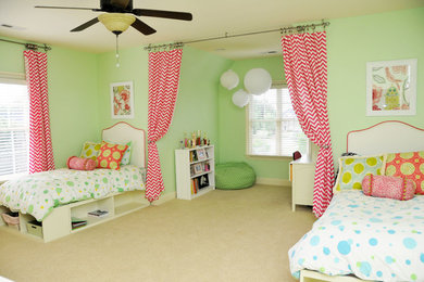 Pink and Green Girl Bedroom Redo