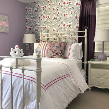 Pink and Purple Girl's Dream Bedroom