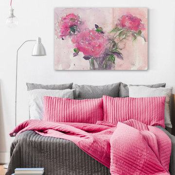 "Pink Blush" Painting Print on Wrapped Canvas
