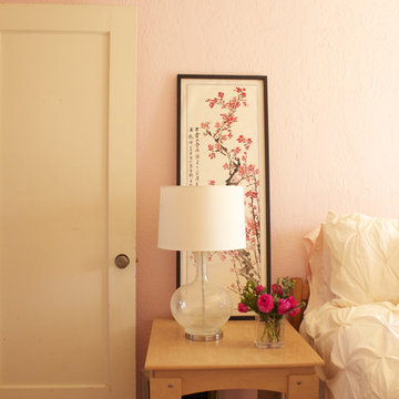 Pink grown-up bedroom