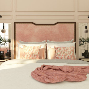 Pink Master Bedroom