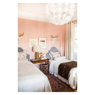 Pink Twin Bedroom - Eclectic - Bedroom - Atlanta - by User | Houzz