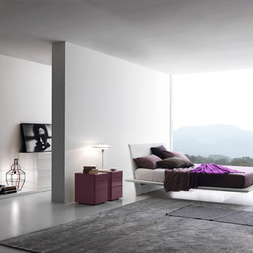 Plana Floating Bed by Presotto Italia