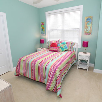 Playful, colorful girl's room