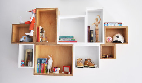 Lay it out on Open Shelving in the Bedroom