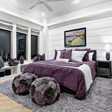 Purple/gray rooms