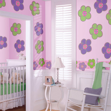 Poppies by WallPops Available in Dots, Blox and Stripes