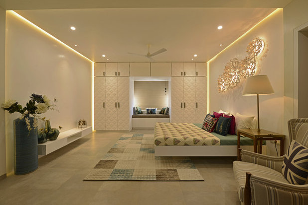 Contemporary Bedroom by Prashant Bhat Photography