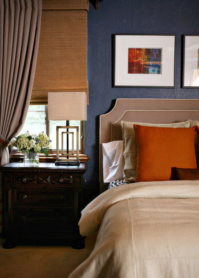 Contemporary Bedroom by Anne Rue Interiors
