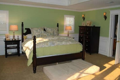 シャーロットにあるトラディショナルスタイルのおしゃれな寝室