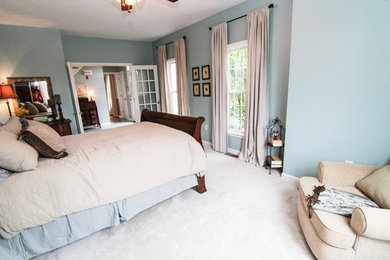 Elegant bedroom photo in Providence