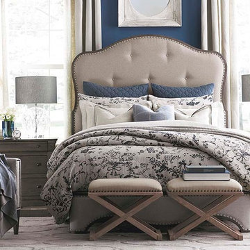 Provence Upholstered Bedroom by Bassett Furniture