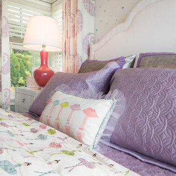 Purple & Light Blue Girl's Bedroom