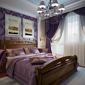Purple bedroom design ideas