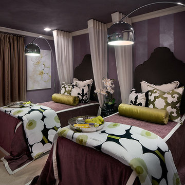 Purple girls Bedroom