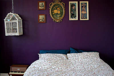 Bedroom purple