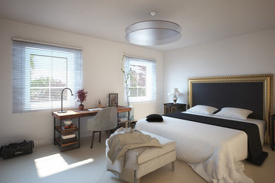 Inspiration for a bedroom remodel in Edinburgh