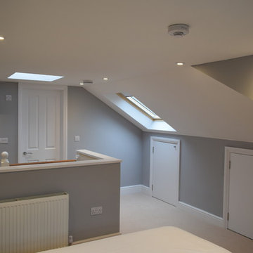 Rear dormer loft conversion with side and front velux - Hammersmith W14