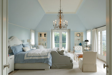 Elegant bedroom photo in Bridgeport