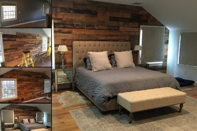 Reclaimed Lumber Bedroom Suite Backdrop