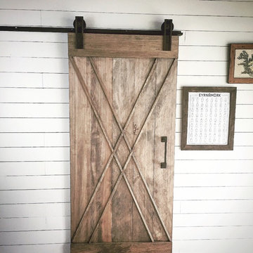 Reclaimed X brace Barn Door