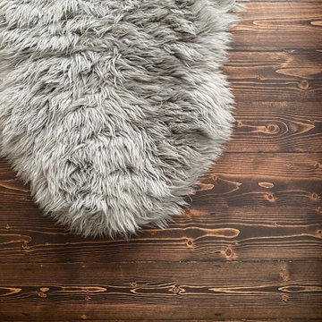 Refinished Pine Wood Floors