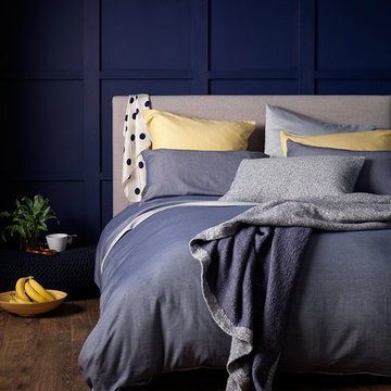 Relaxed Denim Navy Bed Linen