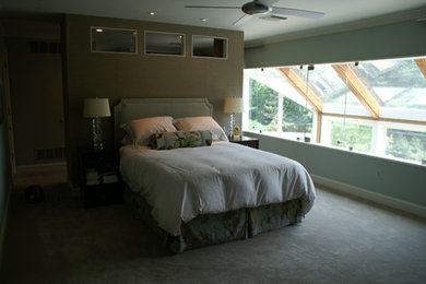 Example of a trendy bedroom design in Philadelphia