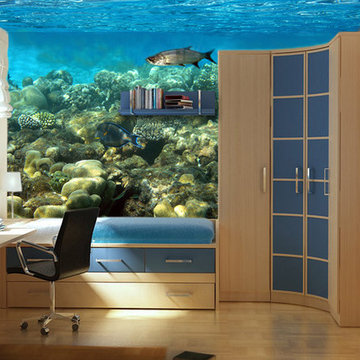 Rendering of Youth Room with Laqfoil Wall & Ceiling Murals