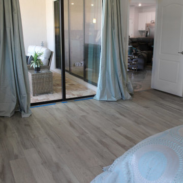 Residential | Tile Backsplash & Tesoro LuxWood Luxury Engineered Planks | Polo R