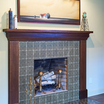 Restoration of an old fireplace