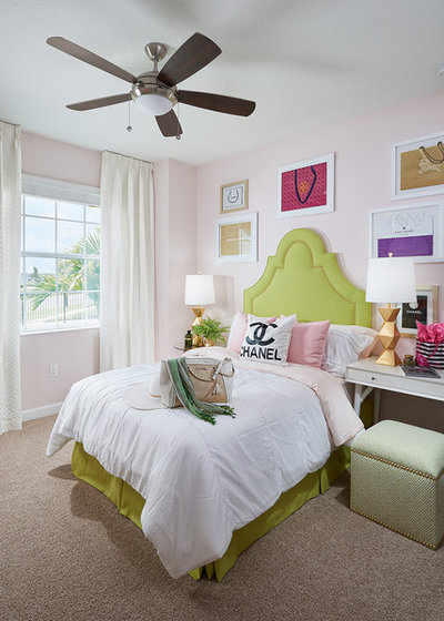 Transitional Bedroom by Studio Peck LLC
