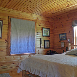 Photo of a country bedroom in Boise.