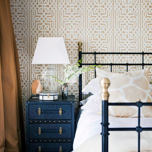 Navy Gold Bedroom Ideas And Photos Houzz