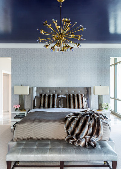 Contemporary Bedroom by Tobi Fairley Interior Design