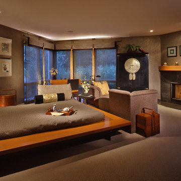 Riverwoods Asian Inspired Master Bedroom