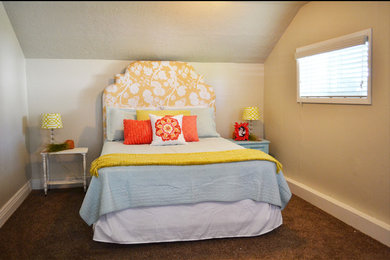 Inspiration for a transitional bedroom remodel in Salt Lake City