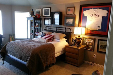 Tuscan bedroom photo in Dallas