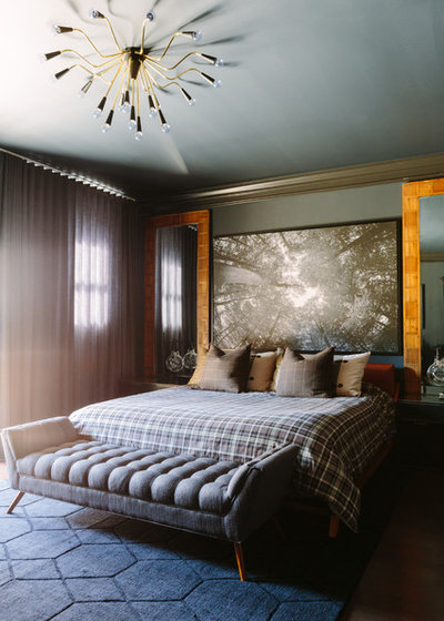 Eclectic Bedroom by Anthony Michael Interior Design, Ltd.